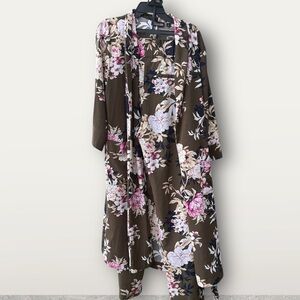 Floral Women's formal matching top and bottom